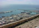 Fischereihafen von Agadir Blick von der Medina.